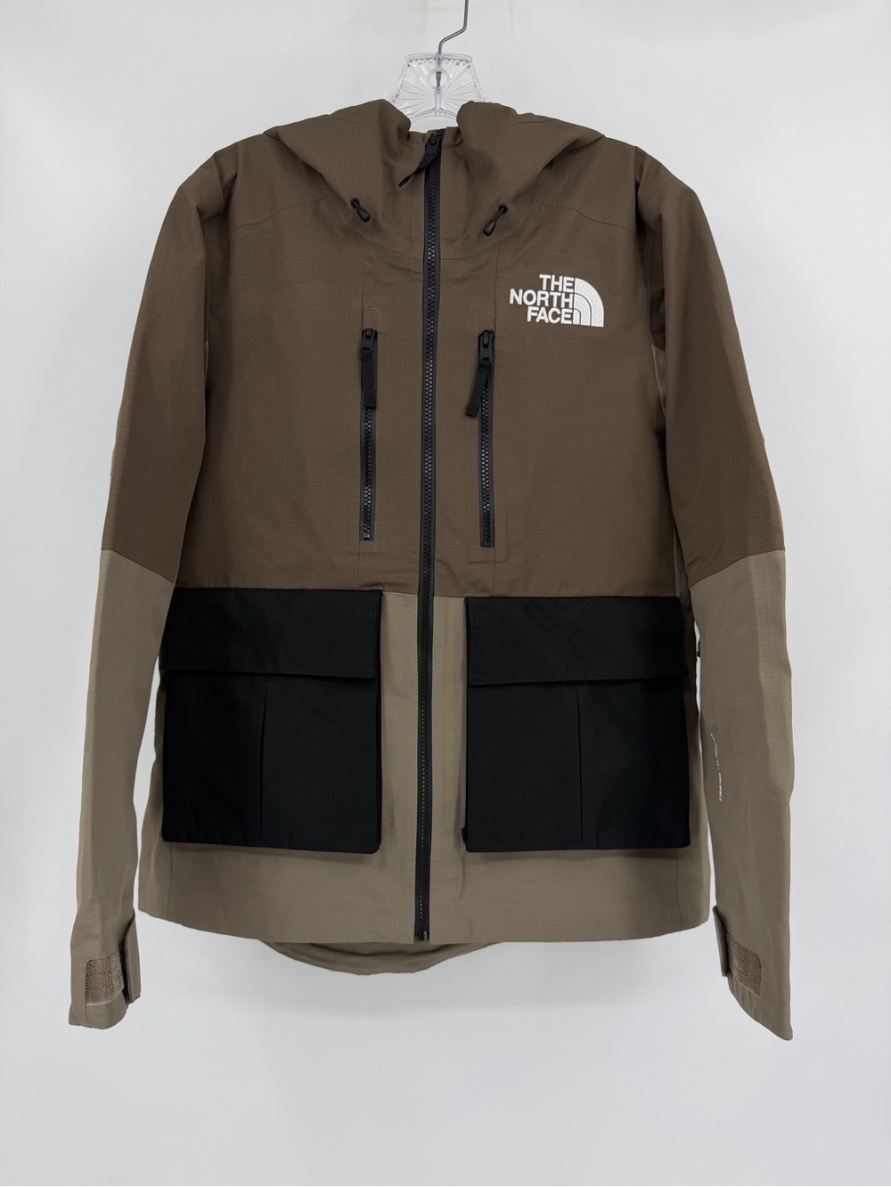 The North Face Dragline Jacket and Bibs Ski Snowboard Black/Smokey Brown Size S - Picture 4 of 17